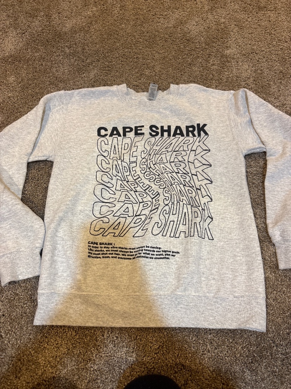 Cape Shark Sweatshirt - Size S